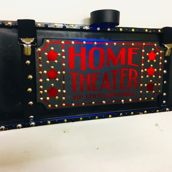Home Theater Sign - Picture 2 of 3